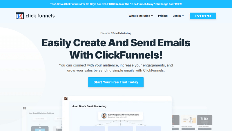 Clickfunnels For Email Marketing