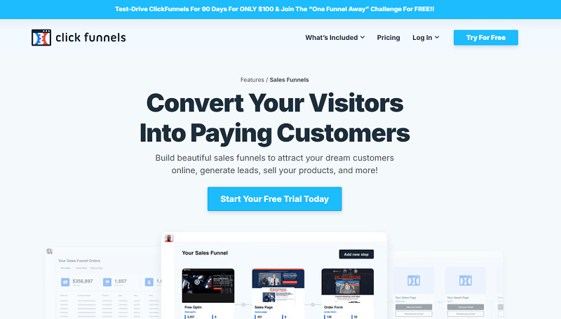 Clickfunnels As A Sales Funnel