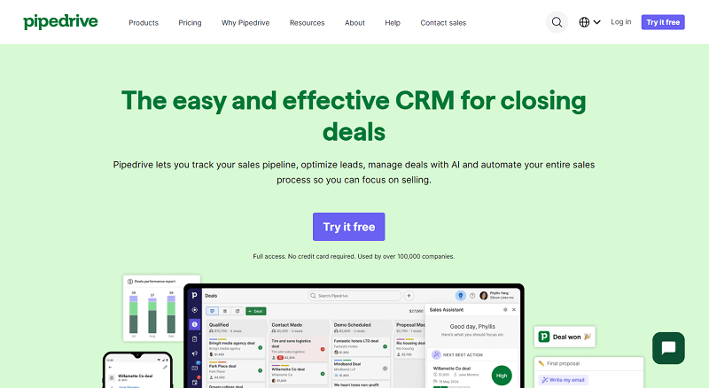 Pipedrive CRM Featured img