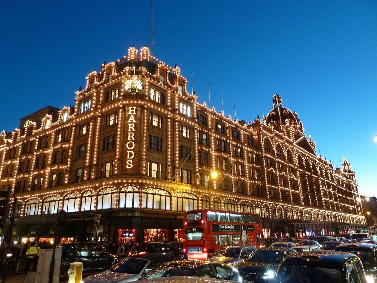 A Breath Taking Front View Of Harrods Store